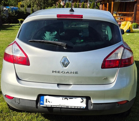 Renault Megane cena 18000 przebieg: 198040, rok produkcji 2010 z Gdańsk małe 232